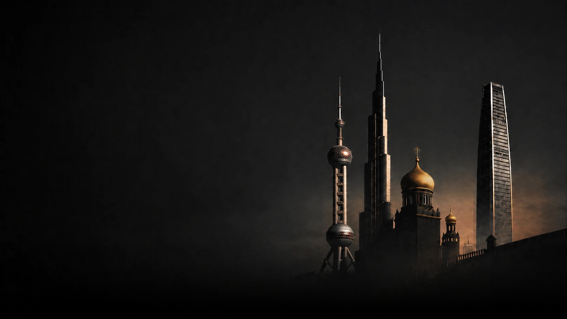 Golden horizon background for insights page
